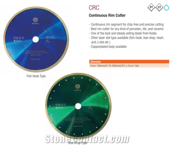 CRC Continuous Rim Cutter with Laser Slot